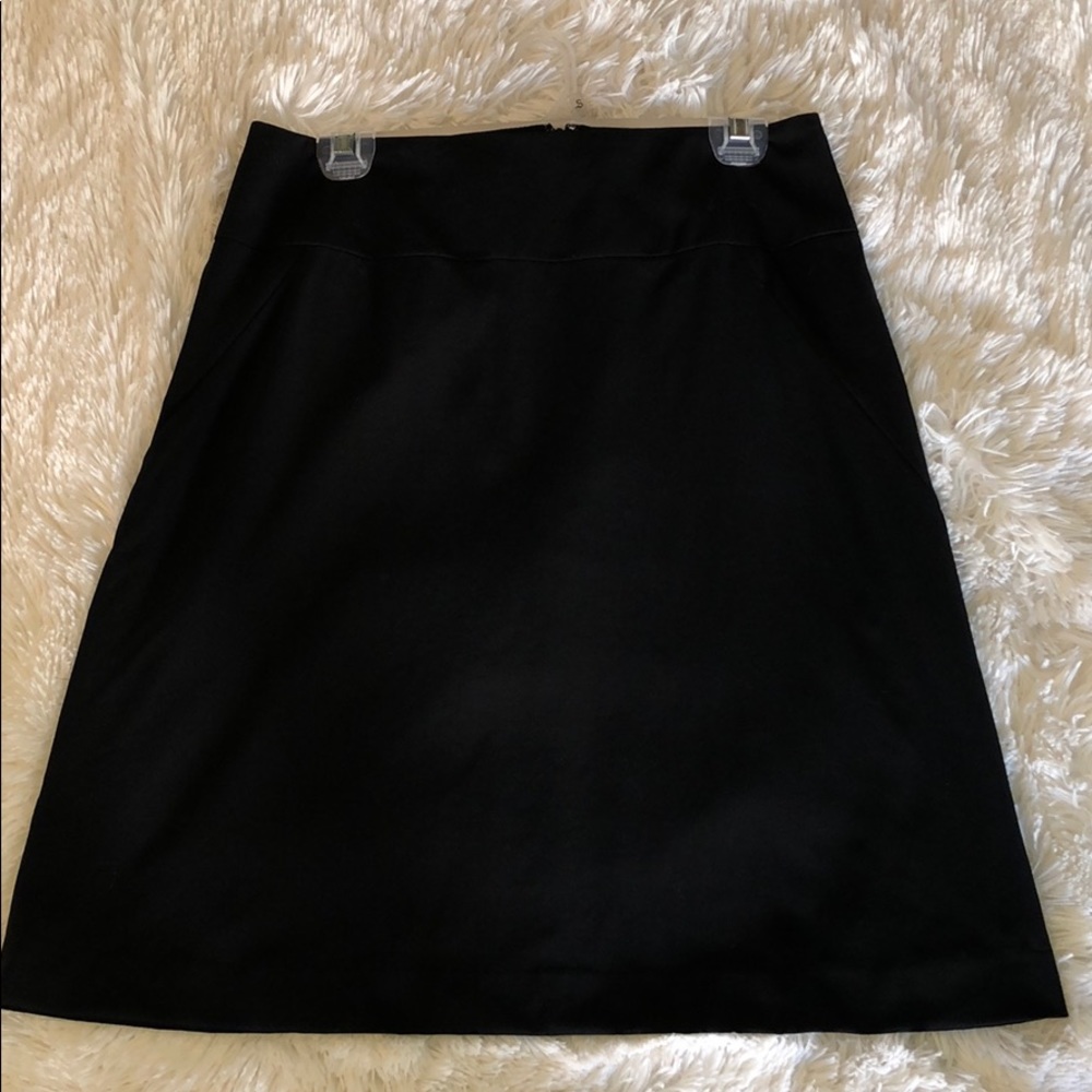 Banana Republic Black wool blend stretch skirt